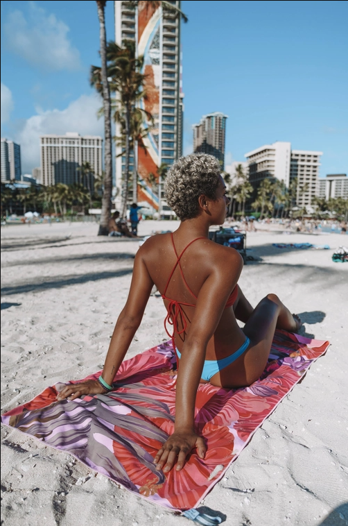 Hot Tropics Quick-Dry Beach Towel