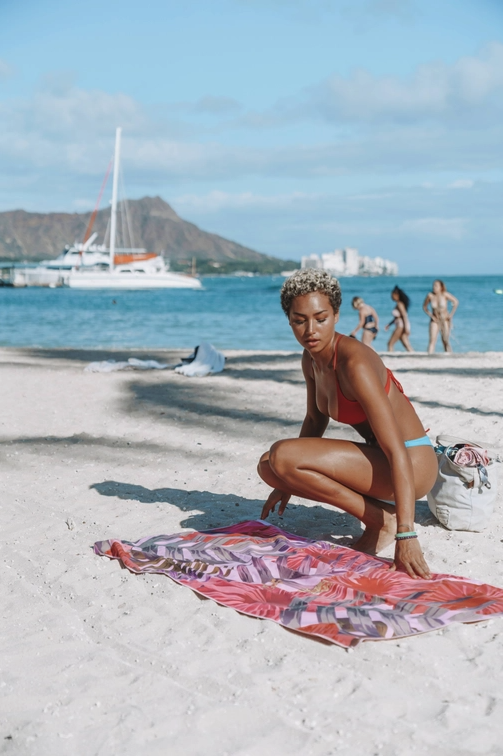Hot Tropics Quick-Dry Beach Towel